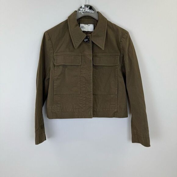 Tory Burch Cropped Cotton Jacket 🪷 - Picture 6 of 8